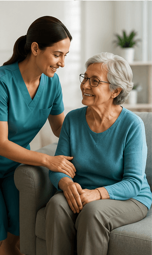 Home care services at RAC Nepal