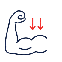 Chronic back pain icon