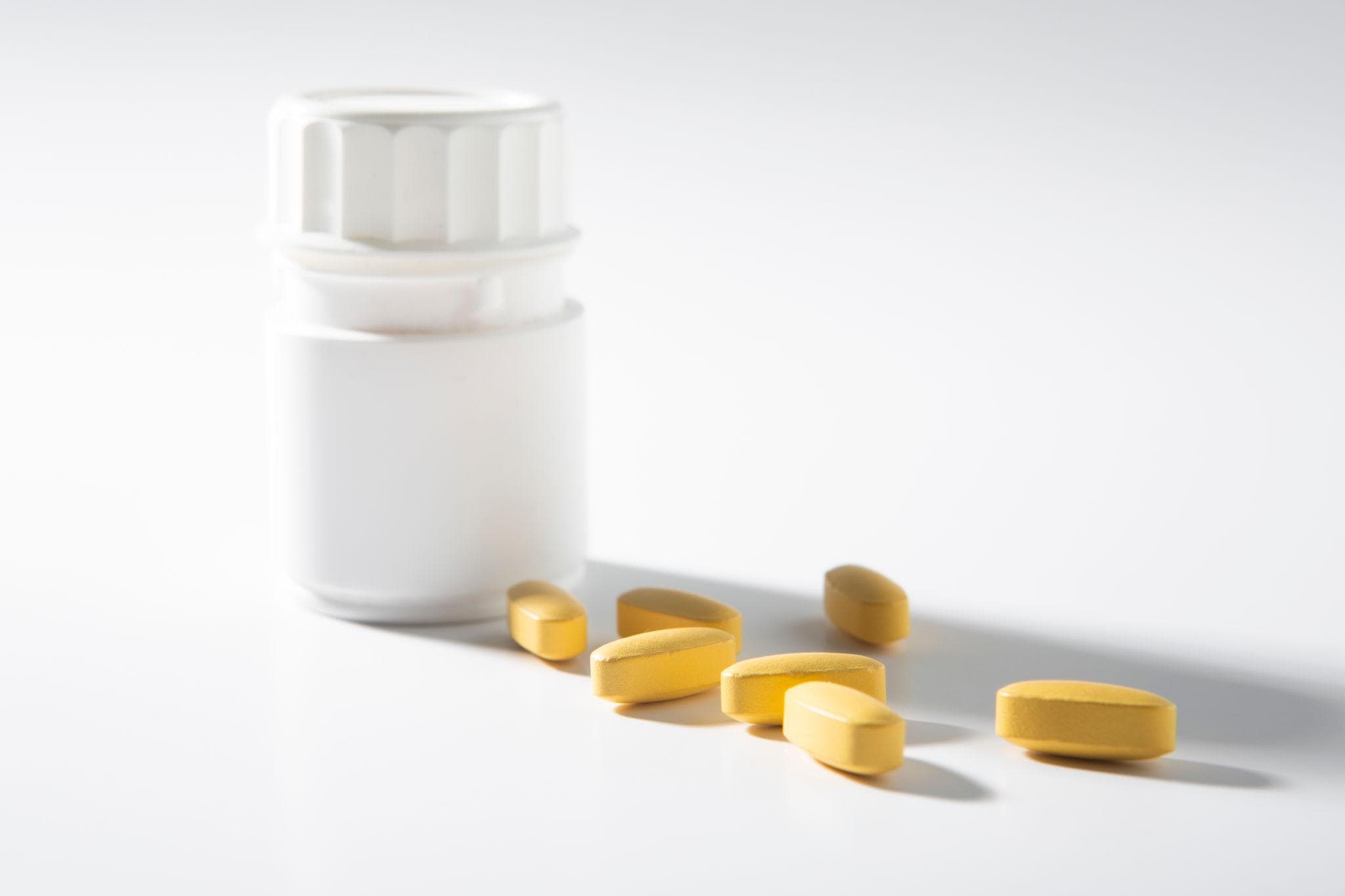 Medication bottles for rheumatology treatment review